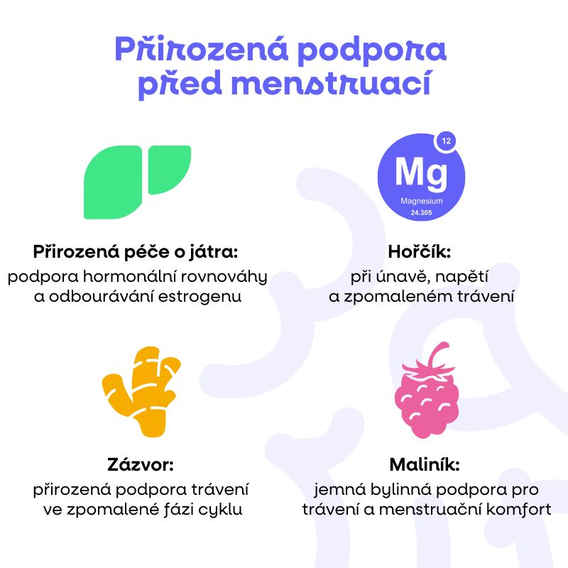 Přirozená podpora před menstruací